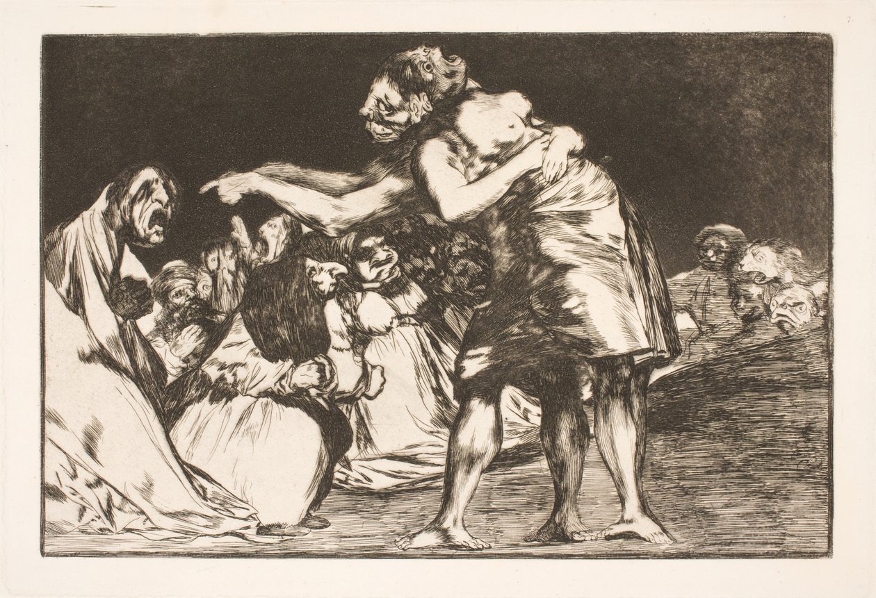 Pošetilé manželství (Ta, která se chce vdát, si nikdy nenechá ujít příležitost o tom vyprávět) od Francisco de Goya