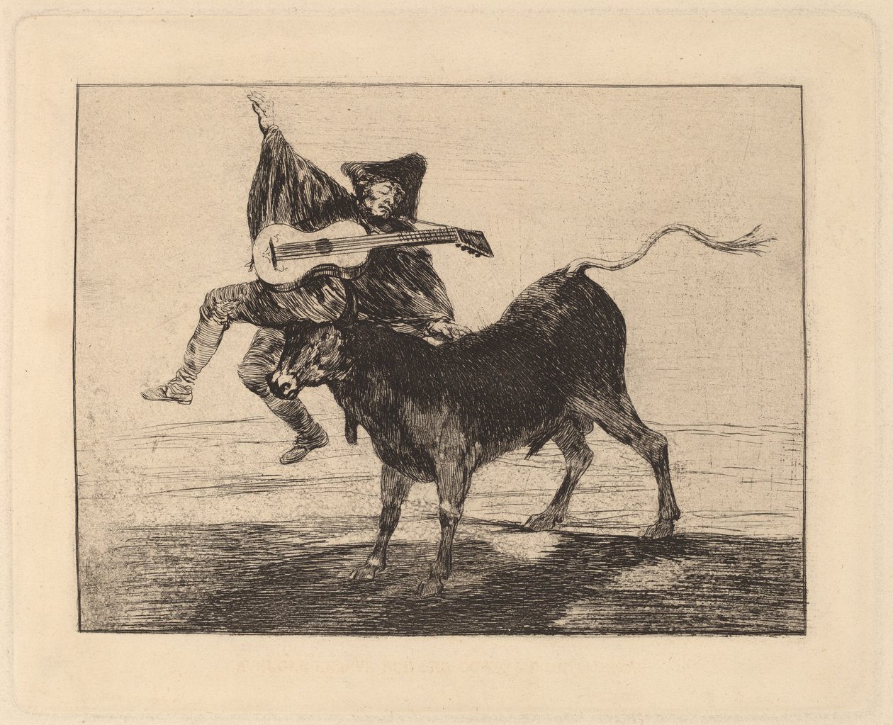 Bůh ti zaplať vsted (ať ti Bůh odplatí) od Francisco de Goya