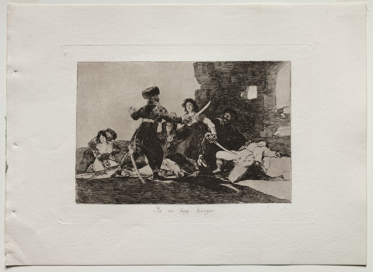 Disasters of War: Teď není čas od Francisco de Goya