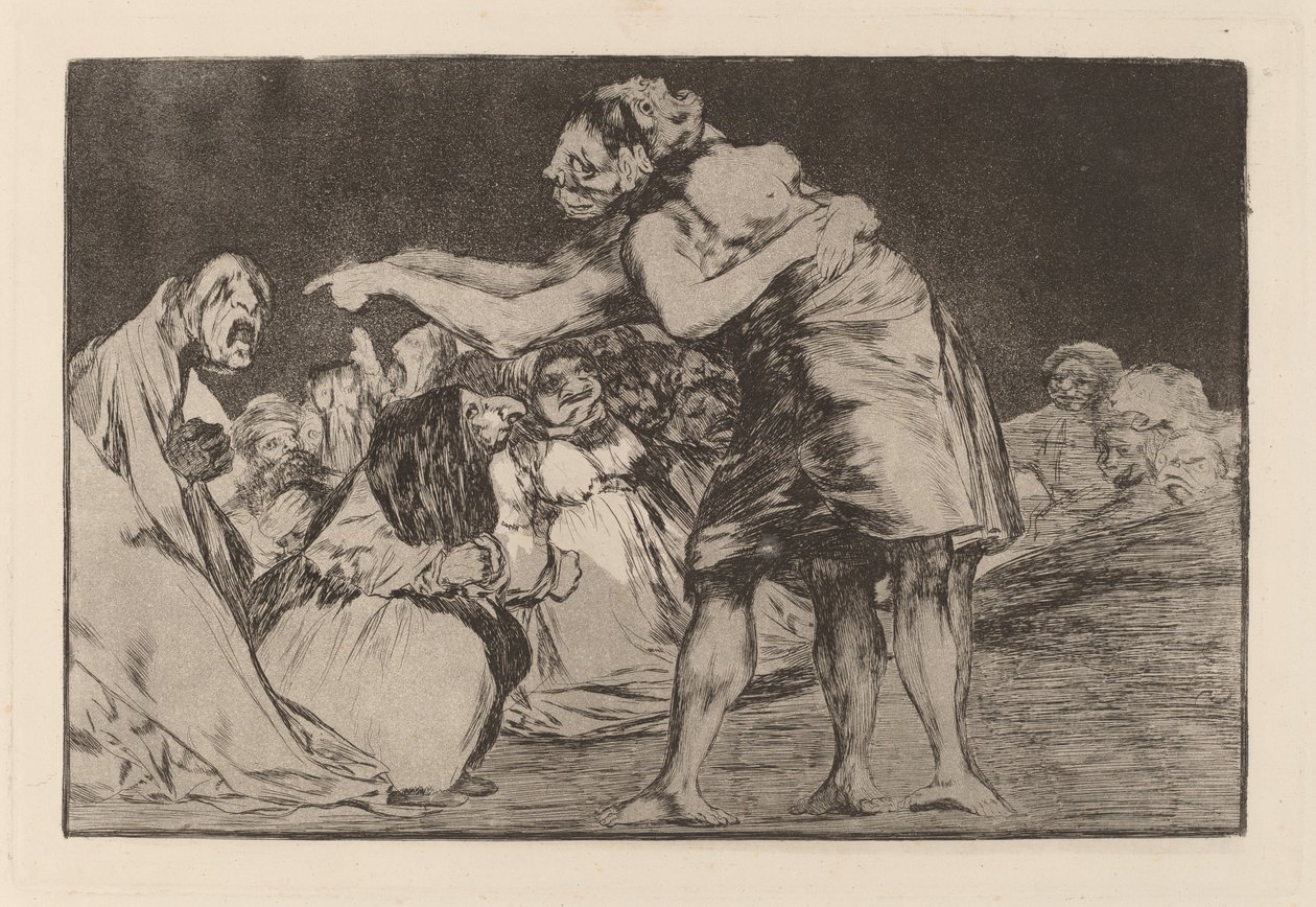Nesourodé desordenado (nepořádná pošetilost) od Francisco de Goya
