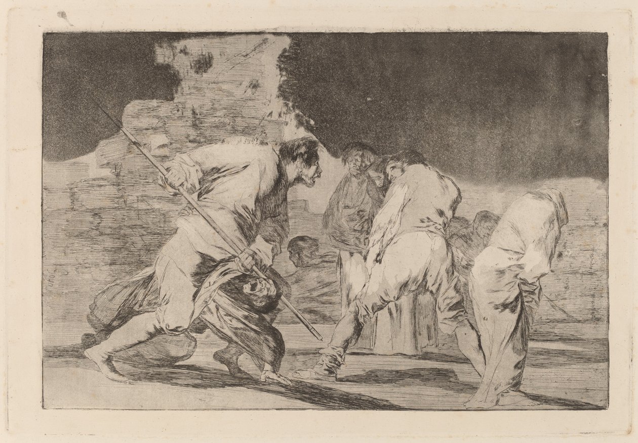 Nesourodé furioso (Furious Folly) od Francisco de Goya