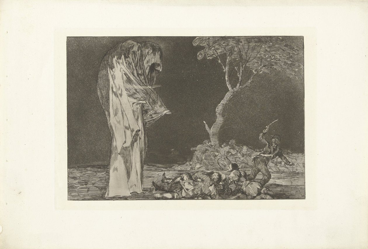 Pošetilost strachu Nesourodé de miedo Los Disparates (The follies) (název série) Los Proverbios (The Proverbs) (název série) od Francisco de Goya