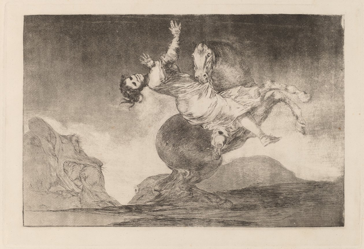 The Raptor Horse (The Horse-Abductor) od Francisco de Goya