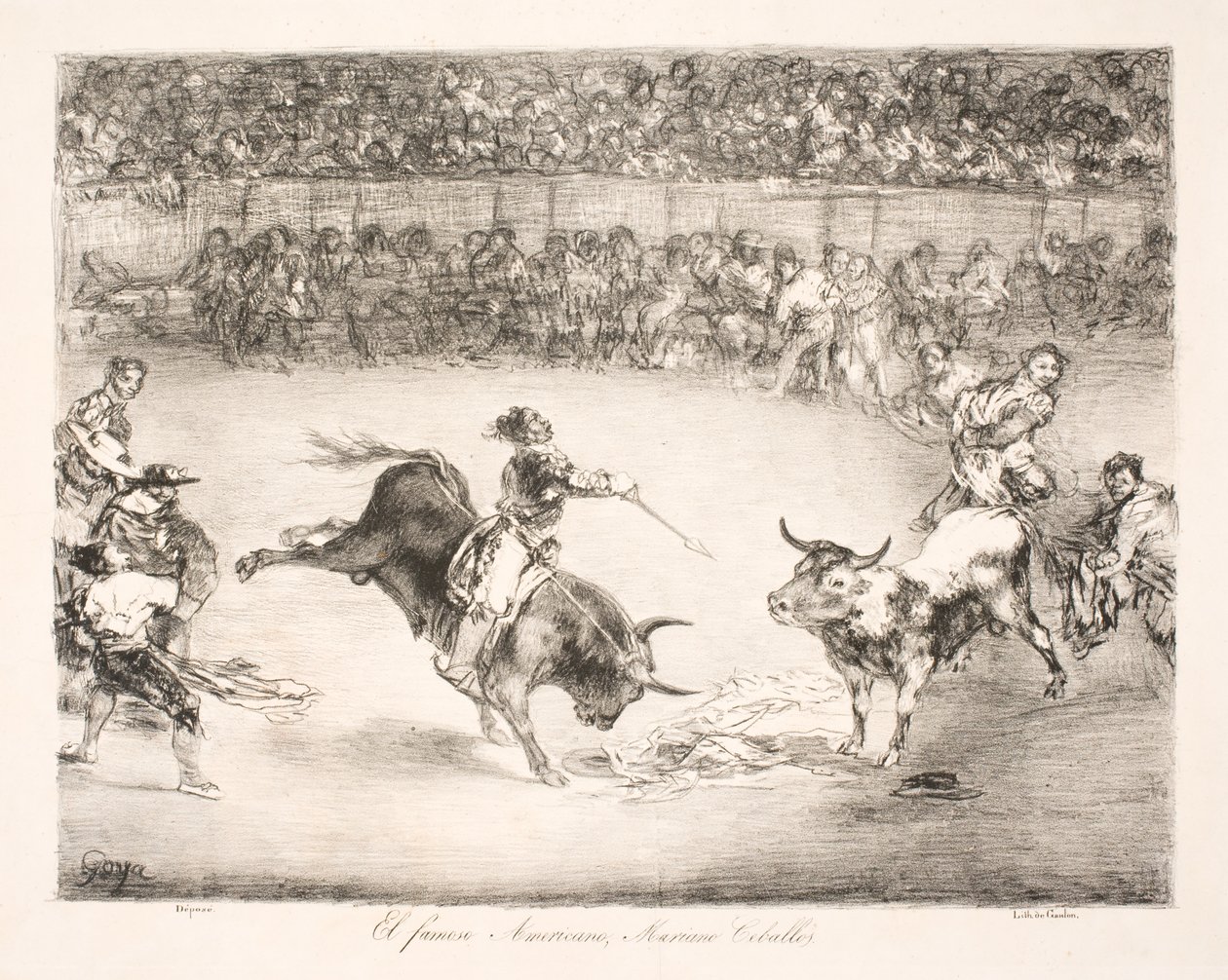 "Slavný Američan, Mariano Ceballos" od Francisco de Goya