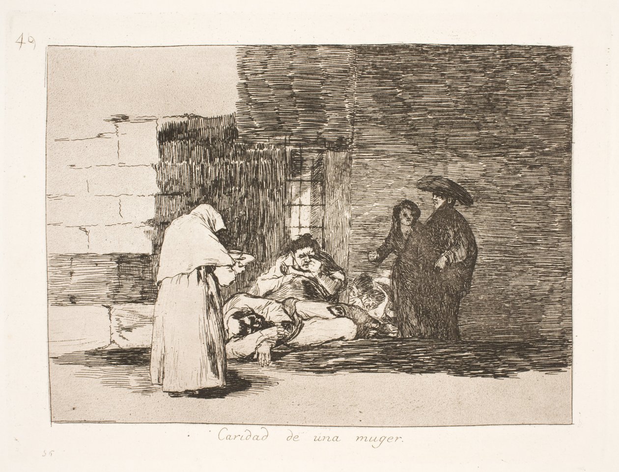 Milosrdenství ženy (49) od Francisco de Goya