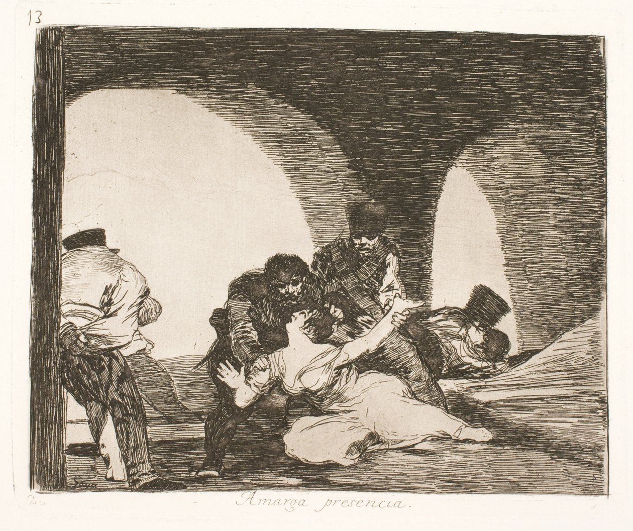 Strašná smrt (13) od Francisco de Goya