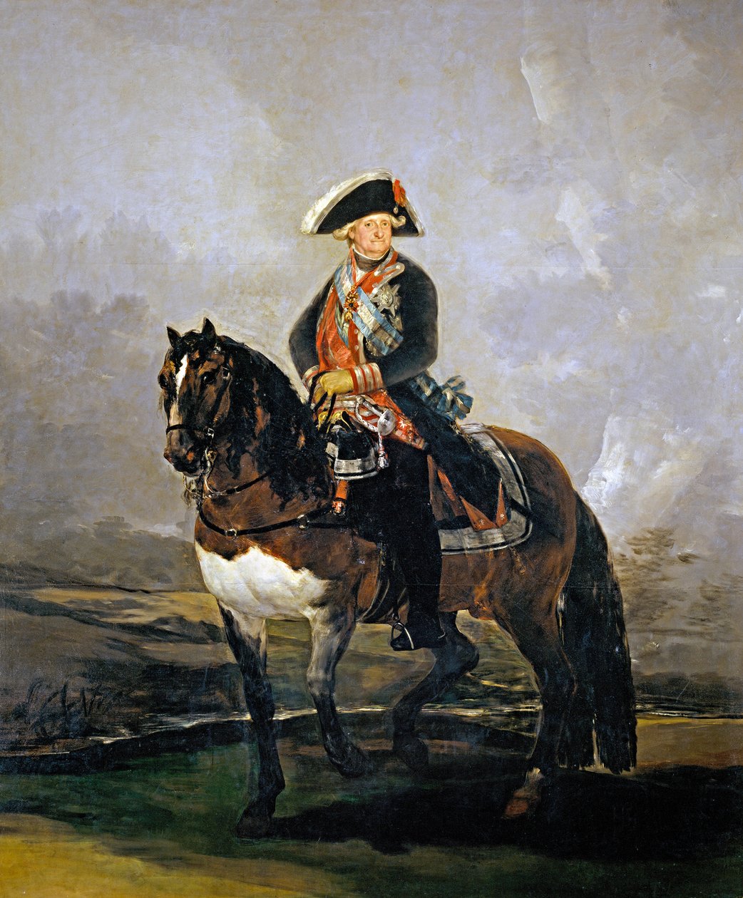 Jezdecký portrét Karla IV Španělska, 1801 od Francisco de Goya