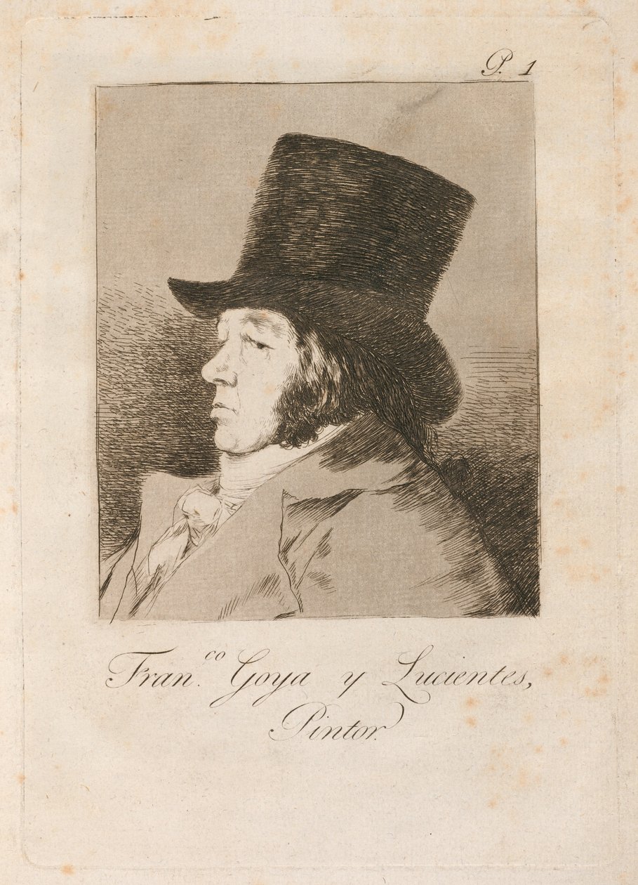 Francesco Goya y Lucientes, malíř (Francesco Goya y Lucientes, malíř) od Francisco de Goya