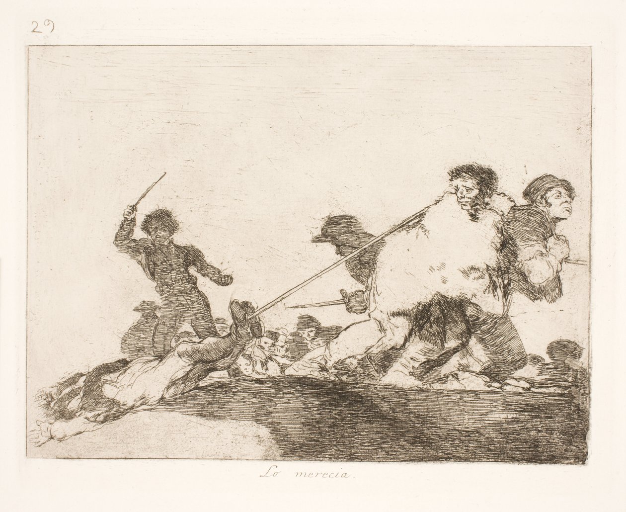 Zasloužil si to (29) od Francisco de Goya