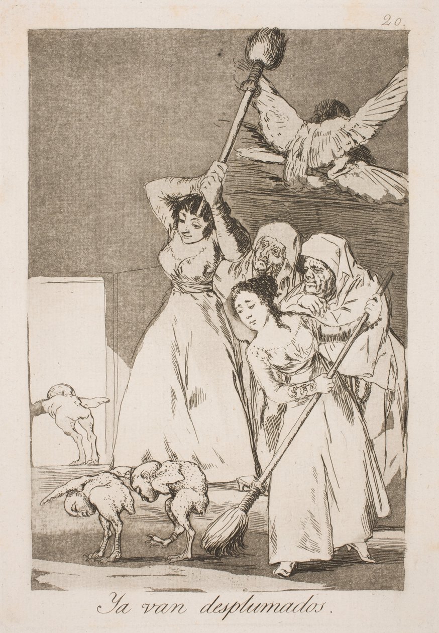 Zde se oškubají pro všechna peří od Francisco de Goya
