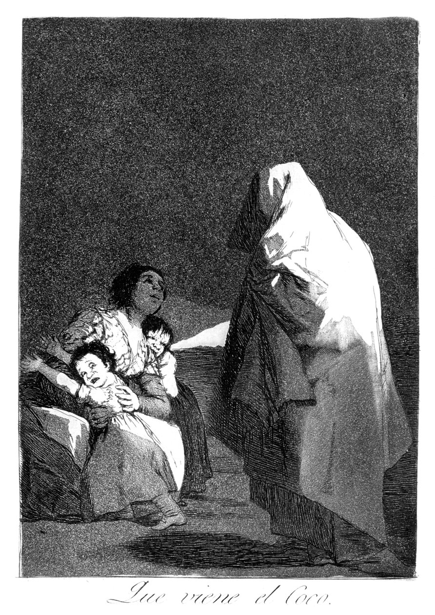 Tady přichází strašák, 1799 od Francisco de Goya