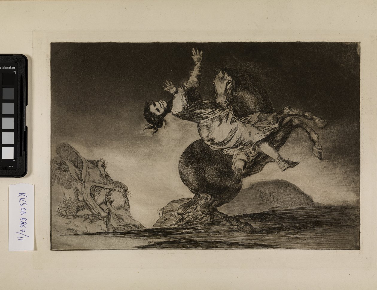 Únosce koní (Žena a kůň, ať si je zkrotí někdo jiný) od Francisco de Goya