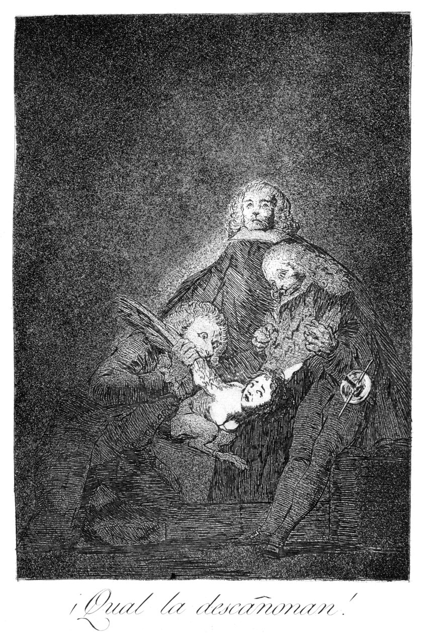 Jak ji oškubali!, 1799 od Francisco de Goya
