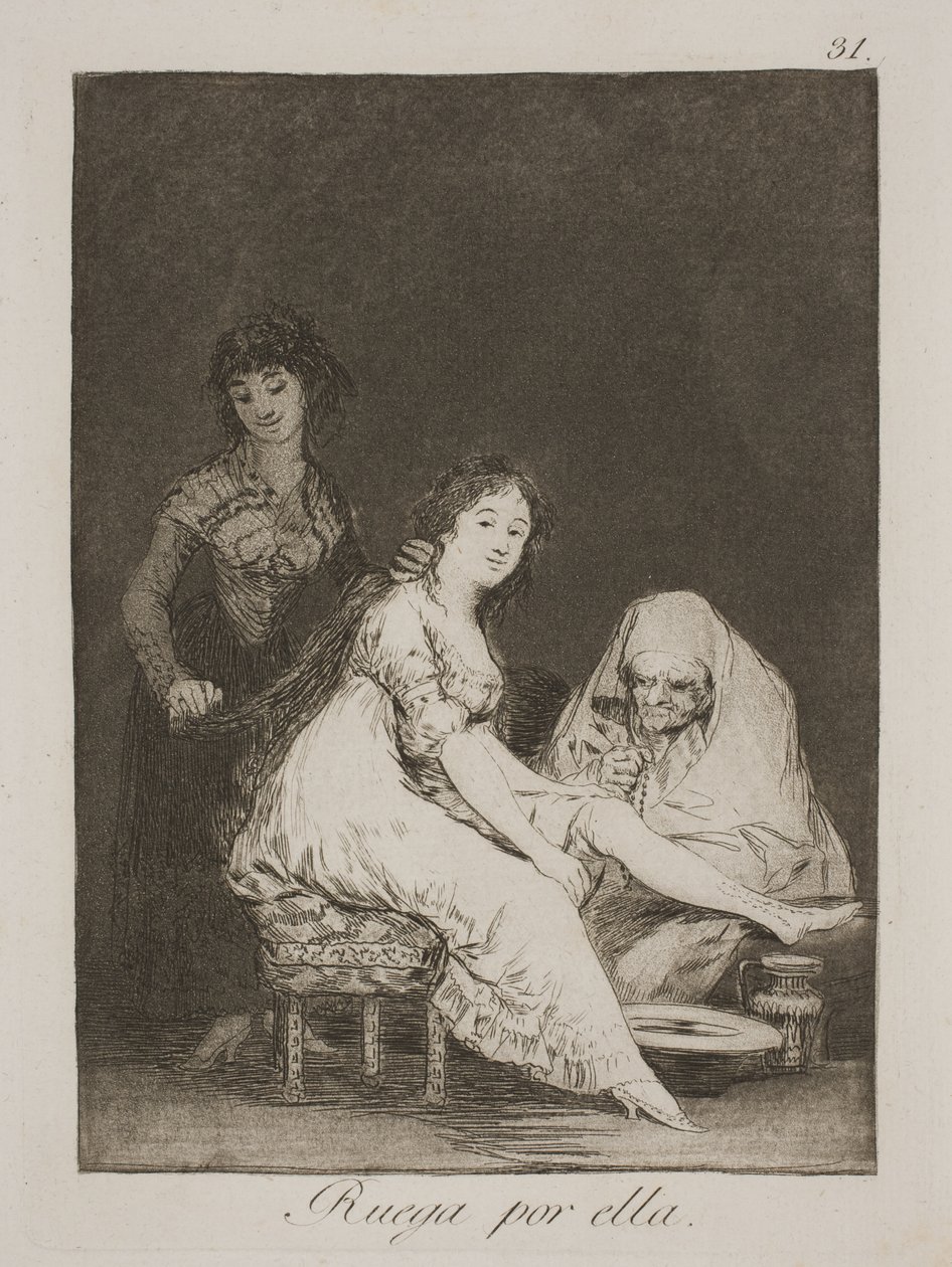 Modlí se za ni od Francisco de Goya