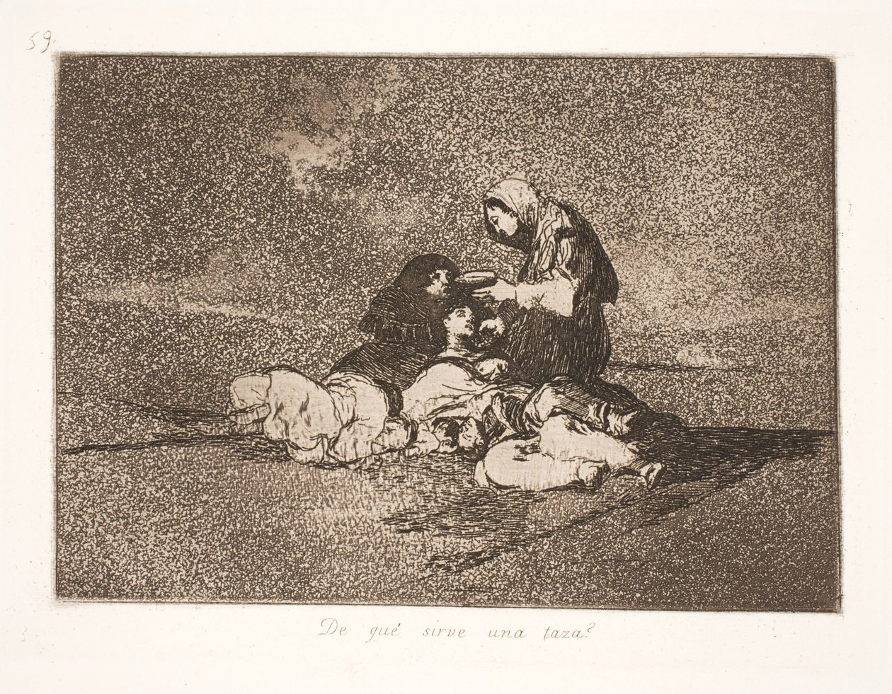 Co naznačuje jeden šálek? (59) od Francisco de Goya