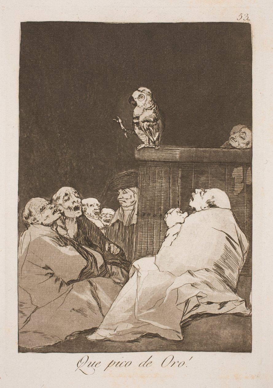 Jaký zlatý zobák od Francisco de Goya