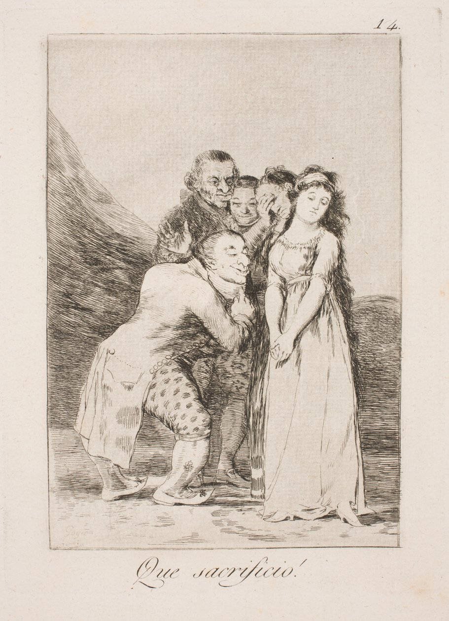 Jaká oběť od Francisco de Goya