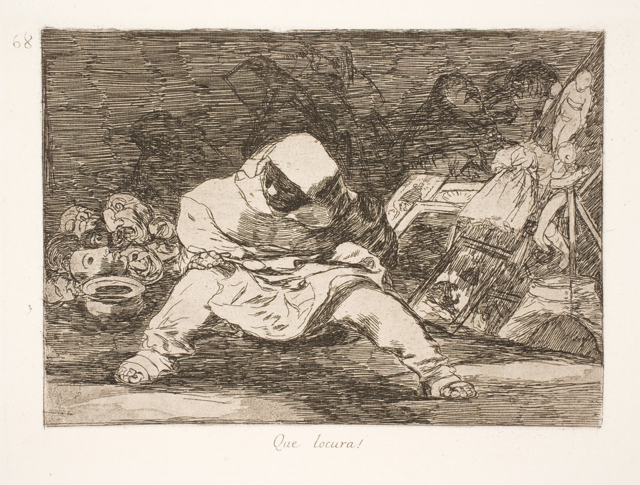 Jaké šílenství! (68) od Francisco de Goya