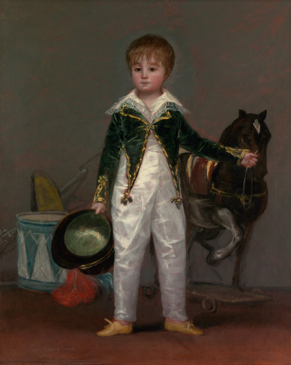 José Costa y Bonells (zemřel 1870), zvaný Pepito, kolem 1810 od Francisco de Goya