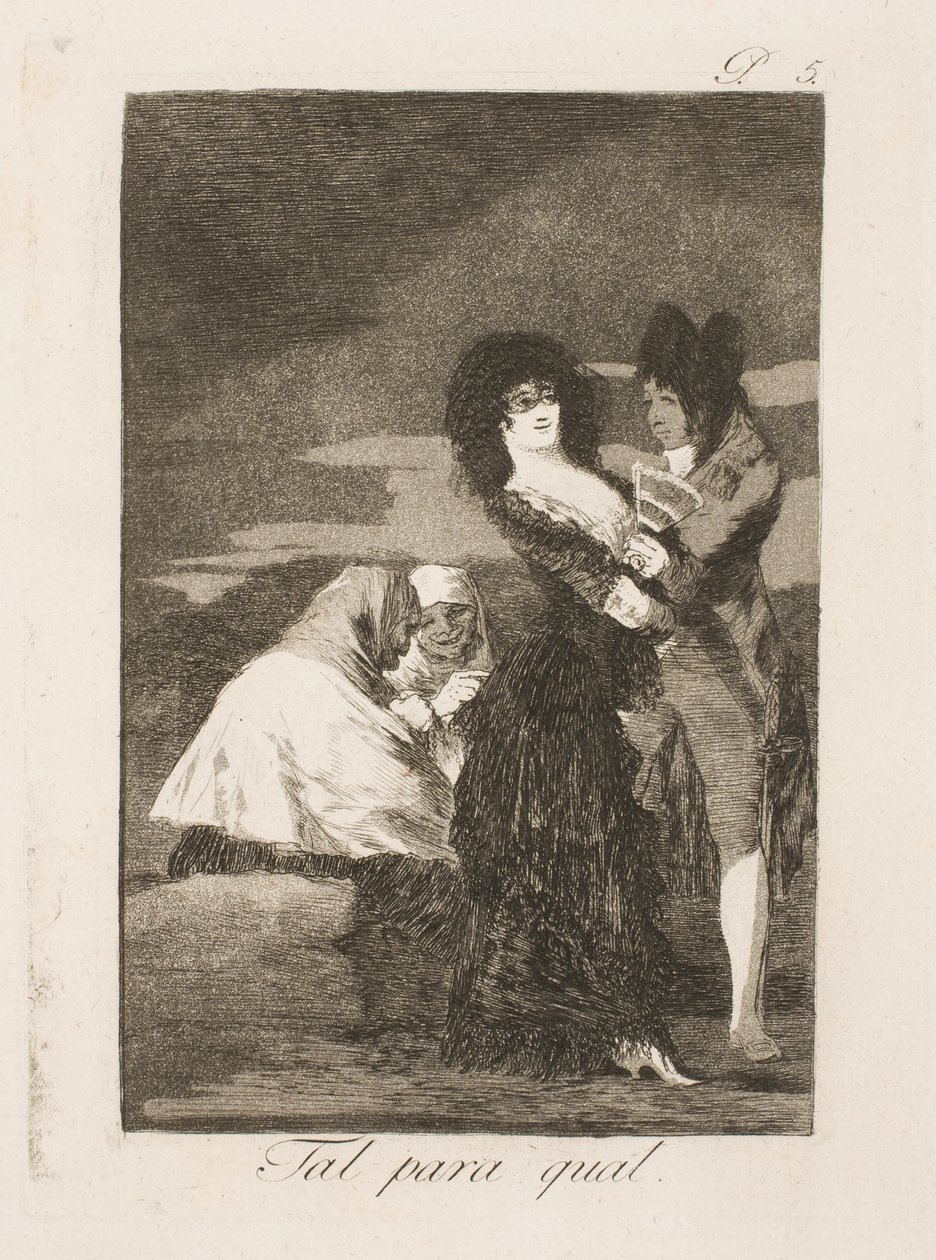 Vrána bude hledat partnera od Francisco de Goya