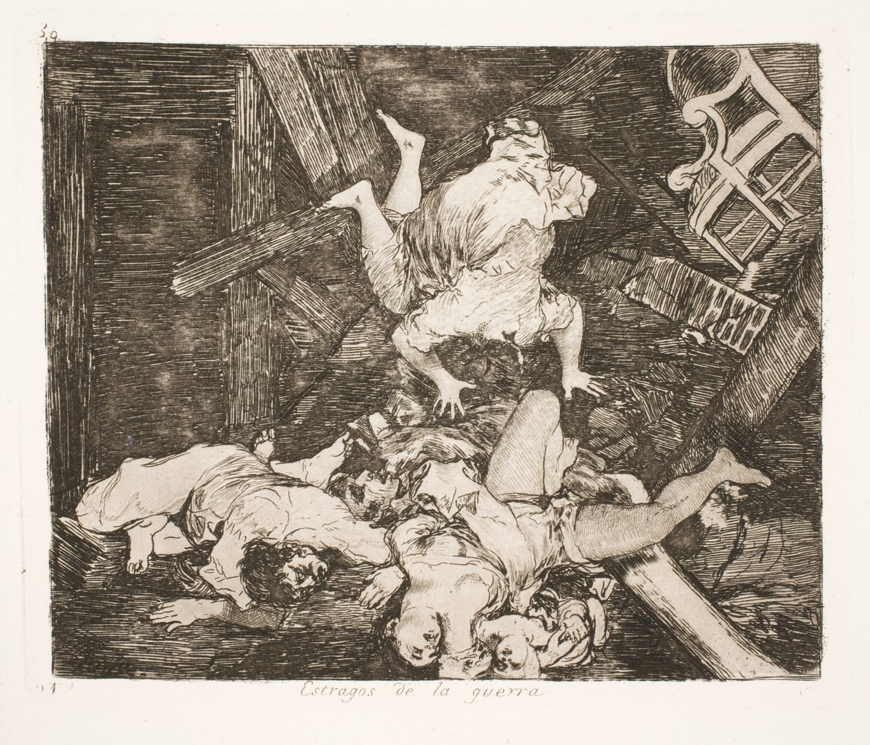 Hrůzy války (30) od Francisco de Goya
