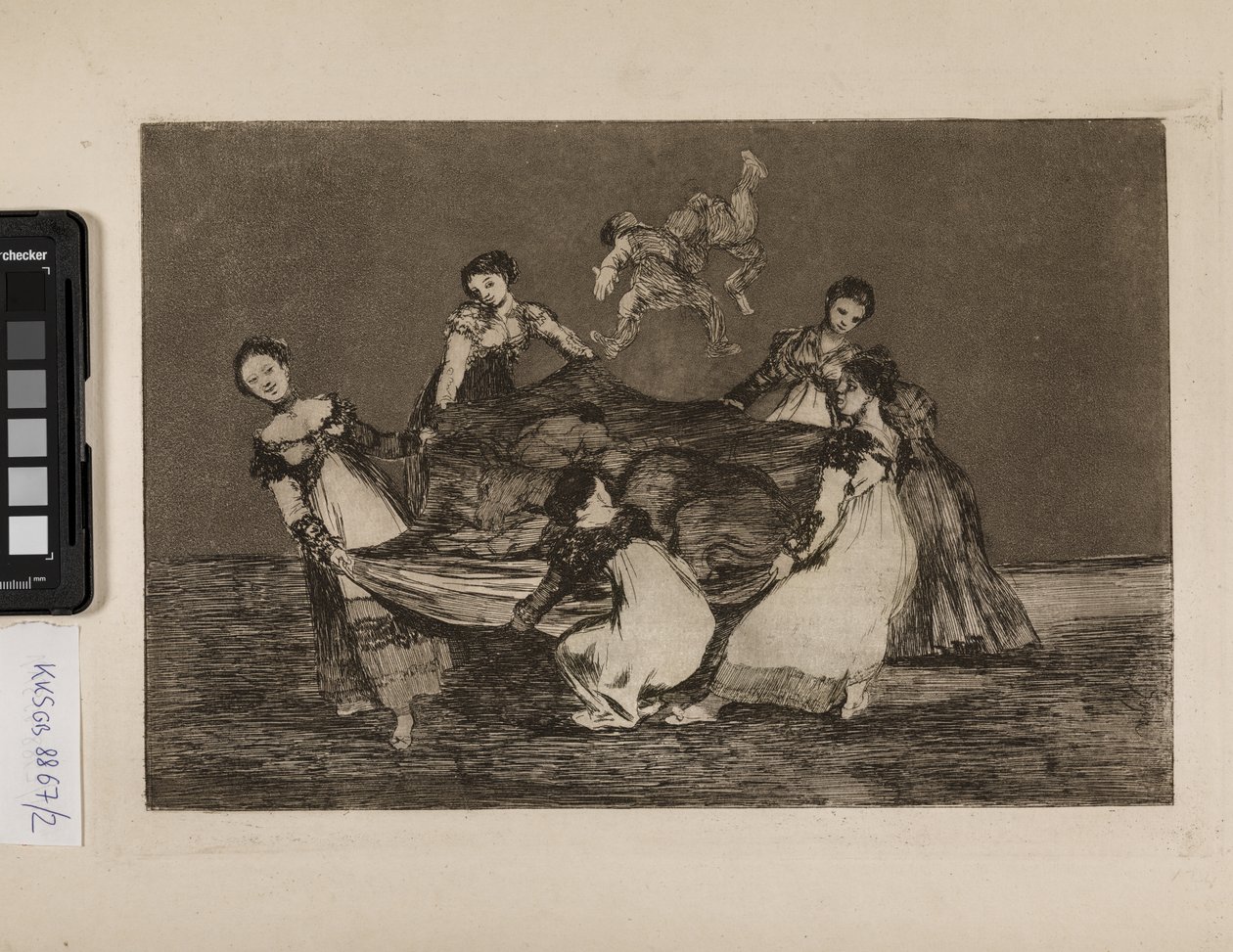 Ženské bláznovství (těžší než osel) od Francisco de Goya