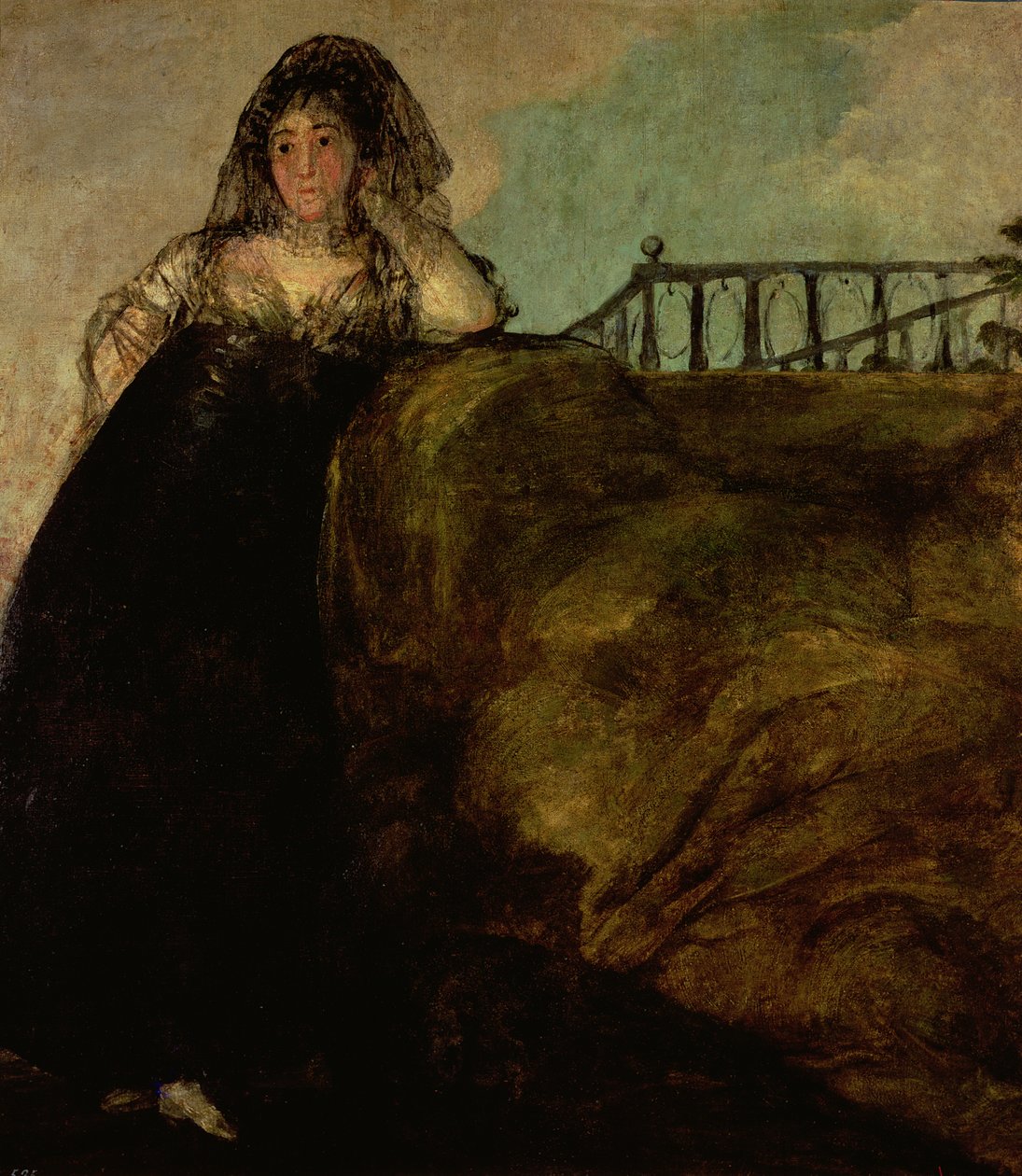 Leocadia Zorilla, Umělcova hospodyně, kolem roku 1821 od Francisco de Goya