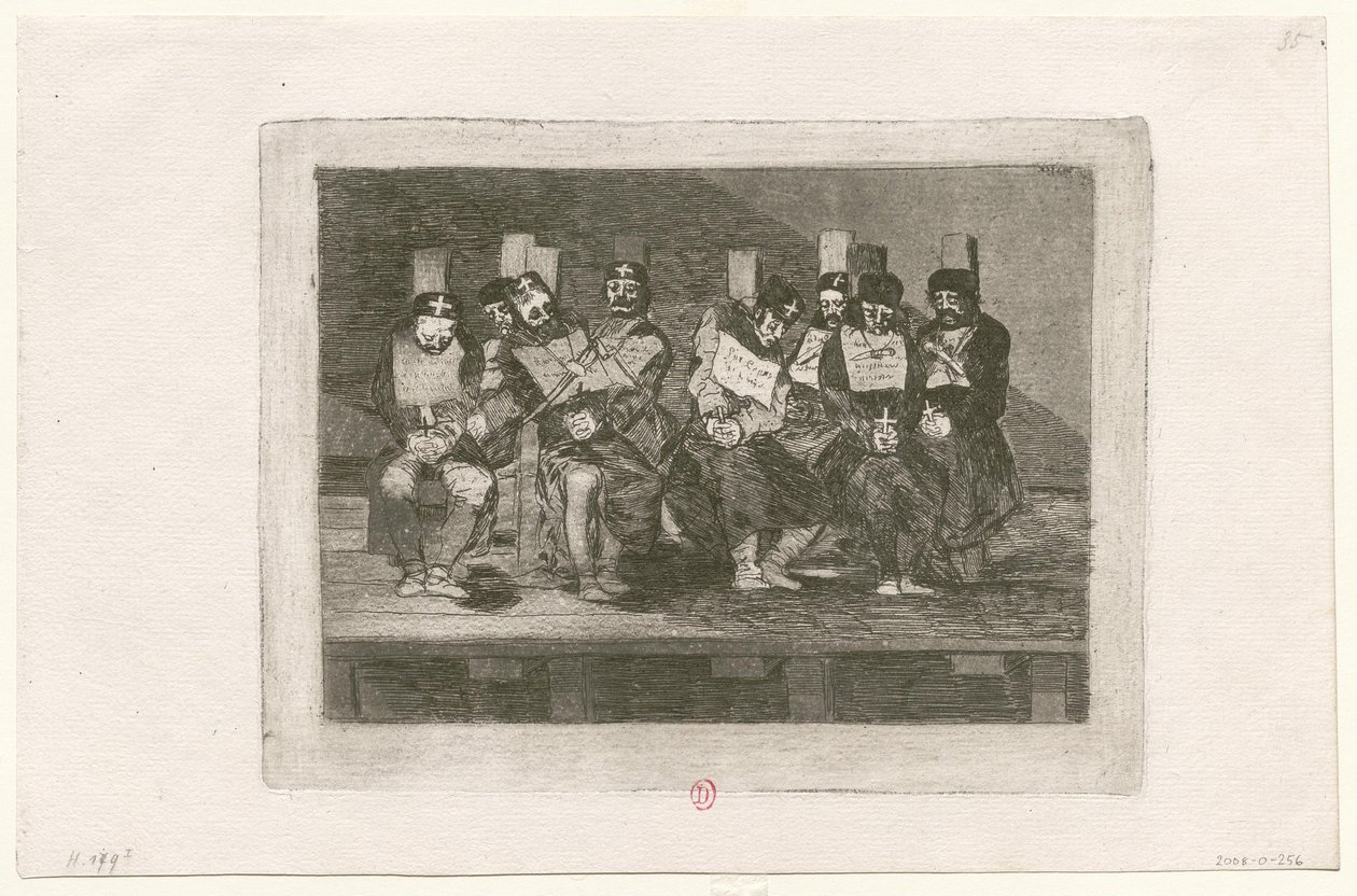 Hrůzy války, deska 35: Nelze vědět proč od Francisco de Goya