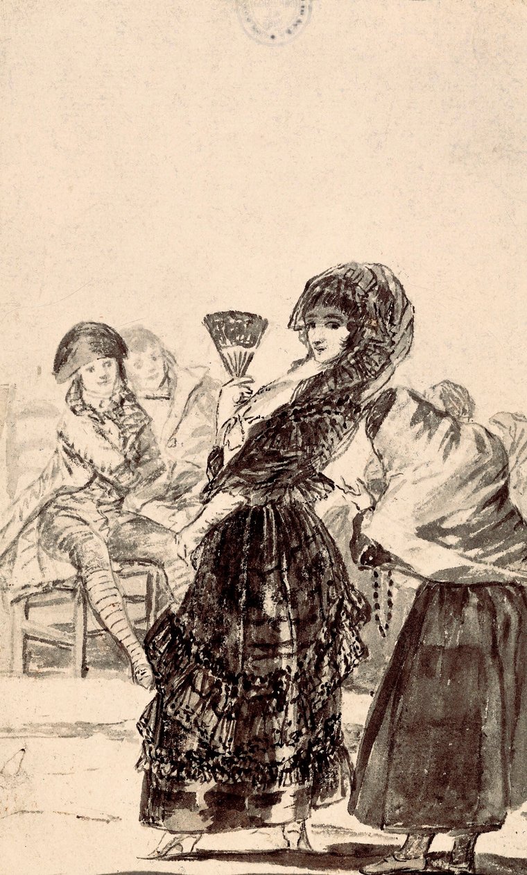 Los caprichos: „Kéž jí Bůh odpustí, byla to její matka“ od Francisco de Goya