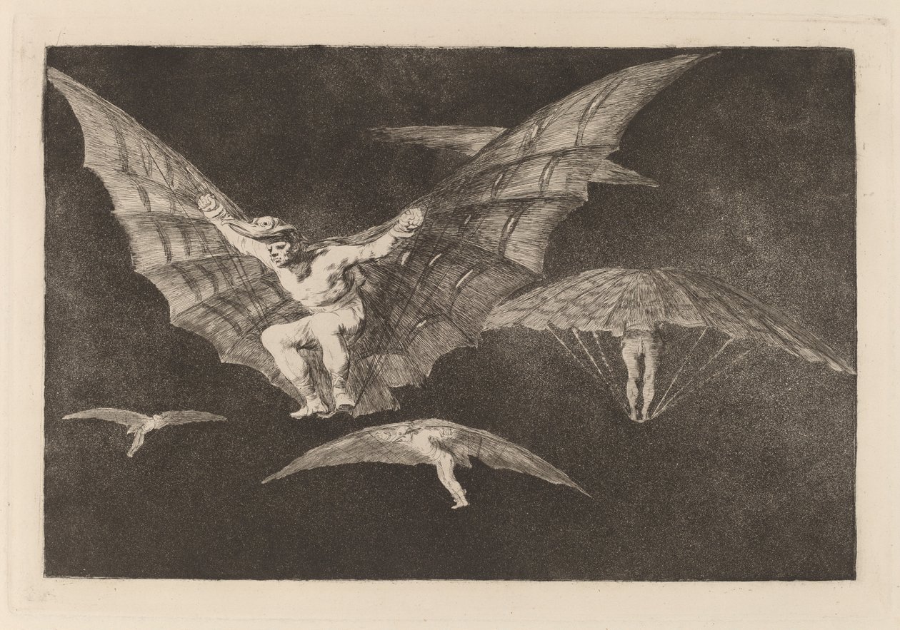 Modo de volar (Způsob létání) od Francisco de Goya
