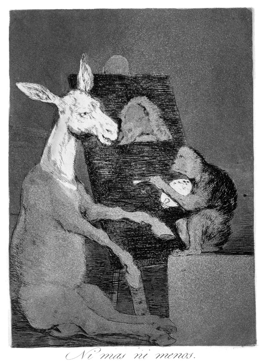 Ani více, ani méně, 1799 od Francisco de Goya
