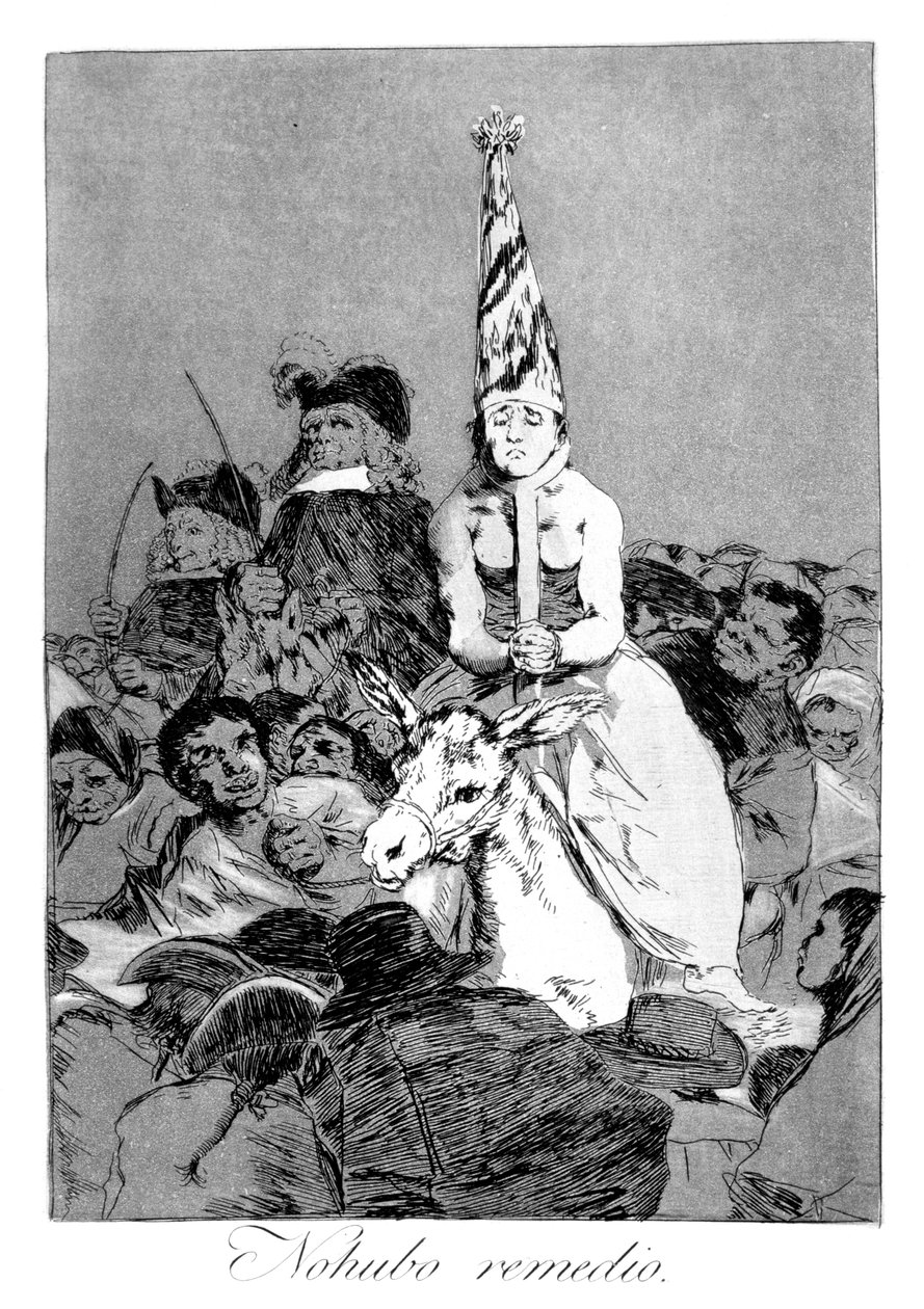 Nedalo se s tím nic dělat, 1799 od Francisco de Goya