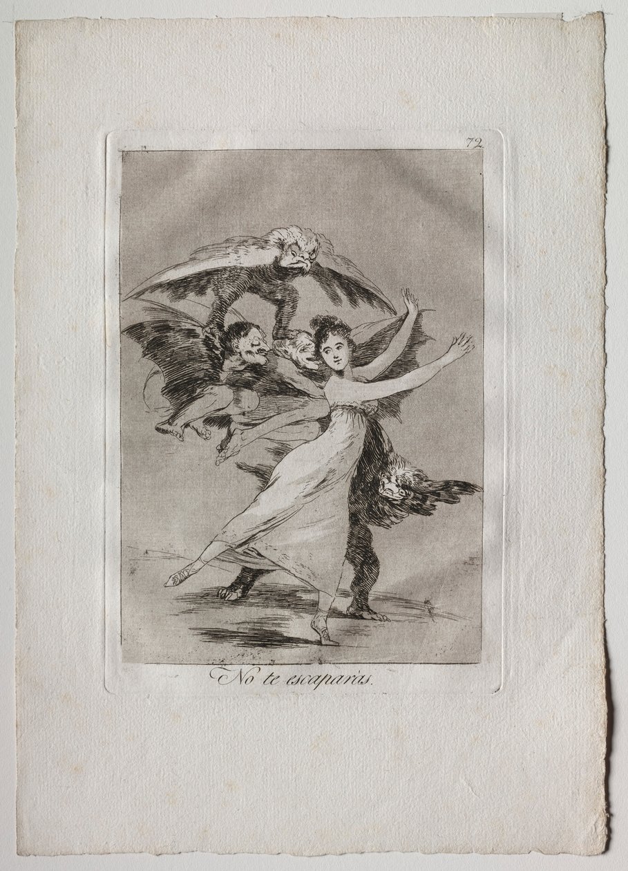 Ochenta Caprichos: Neutečeš, 1793-1798. od Francisco de Goya