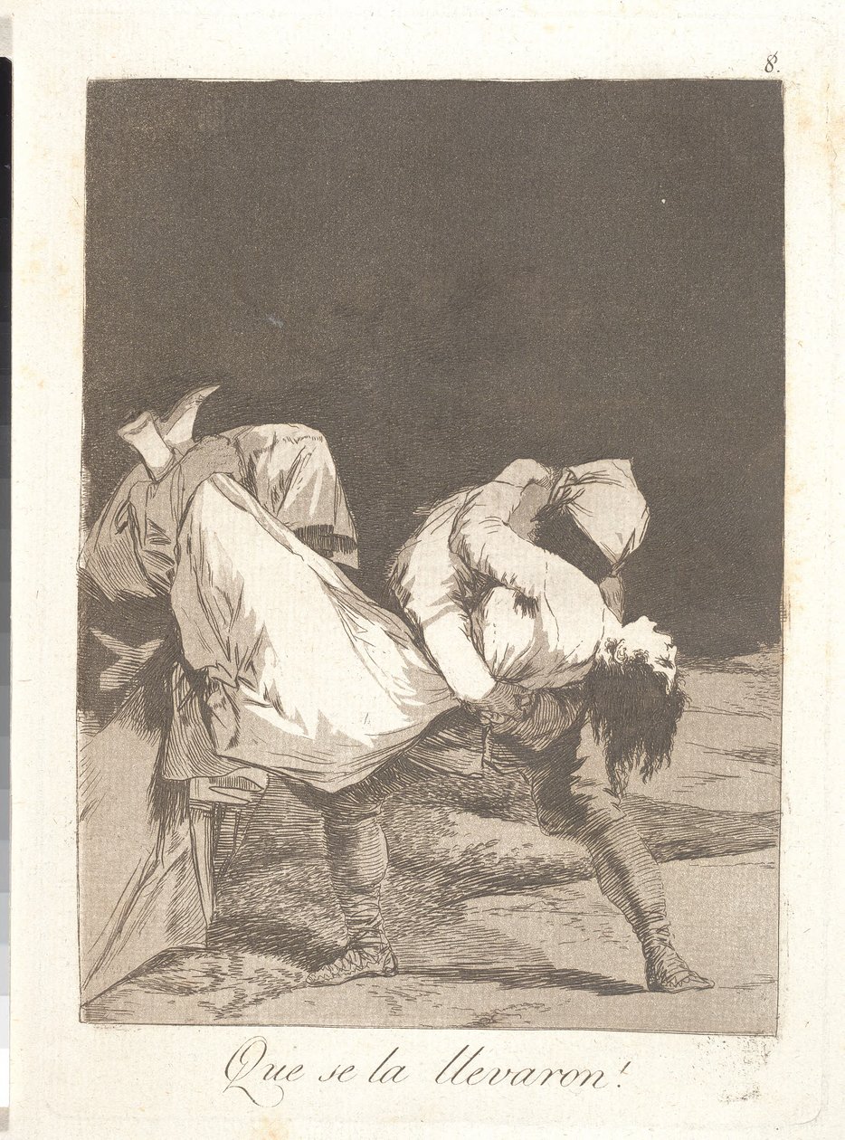 A odtáhnou ji pryč od Francisco de Goya