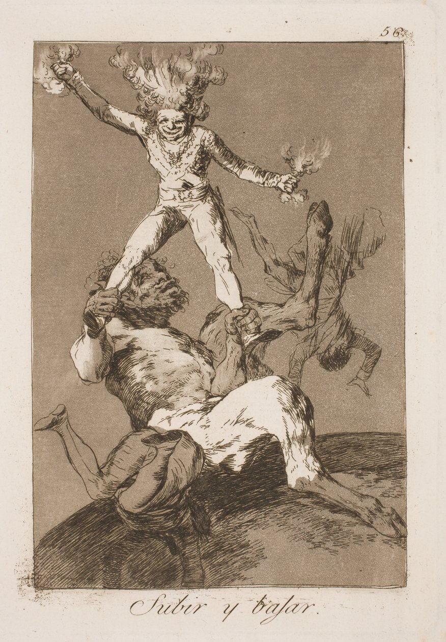 Nahoru a dolů od Francisco de Goya