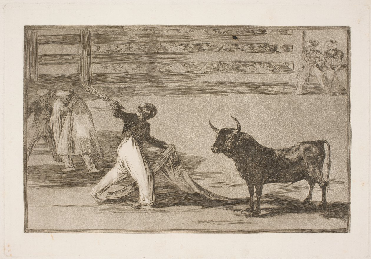 Původ harpun nebo banderil od Francisco de Goya