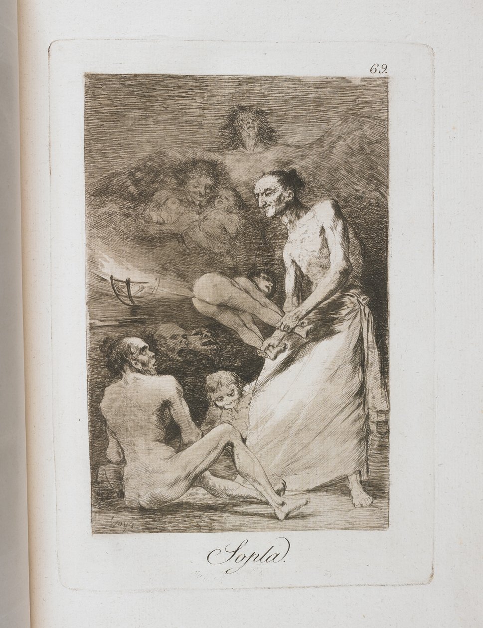 Deska z Los Caprichos, 1797-1798 od Francisco de Goya