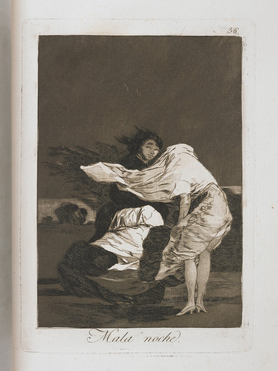 Talíř z Los Caprichos, 1797-1798 od Francisco de Goya