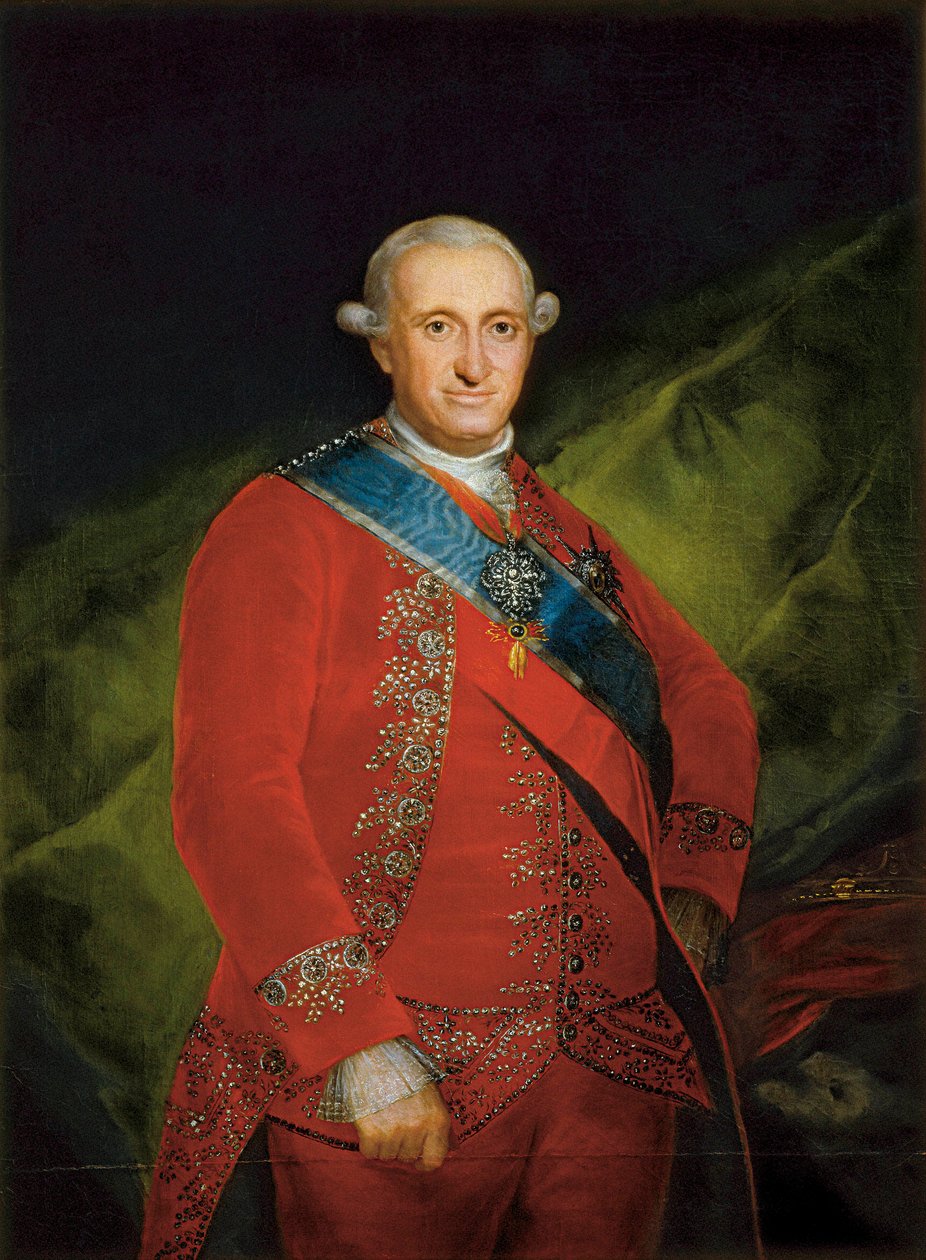 Portrét Karla IV Bourbonského, kolem roku 1789 (olej na plátně) od Francisco de Goya