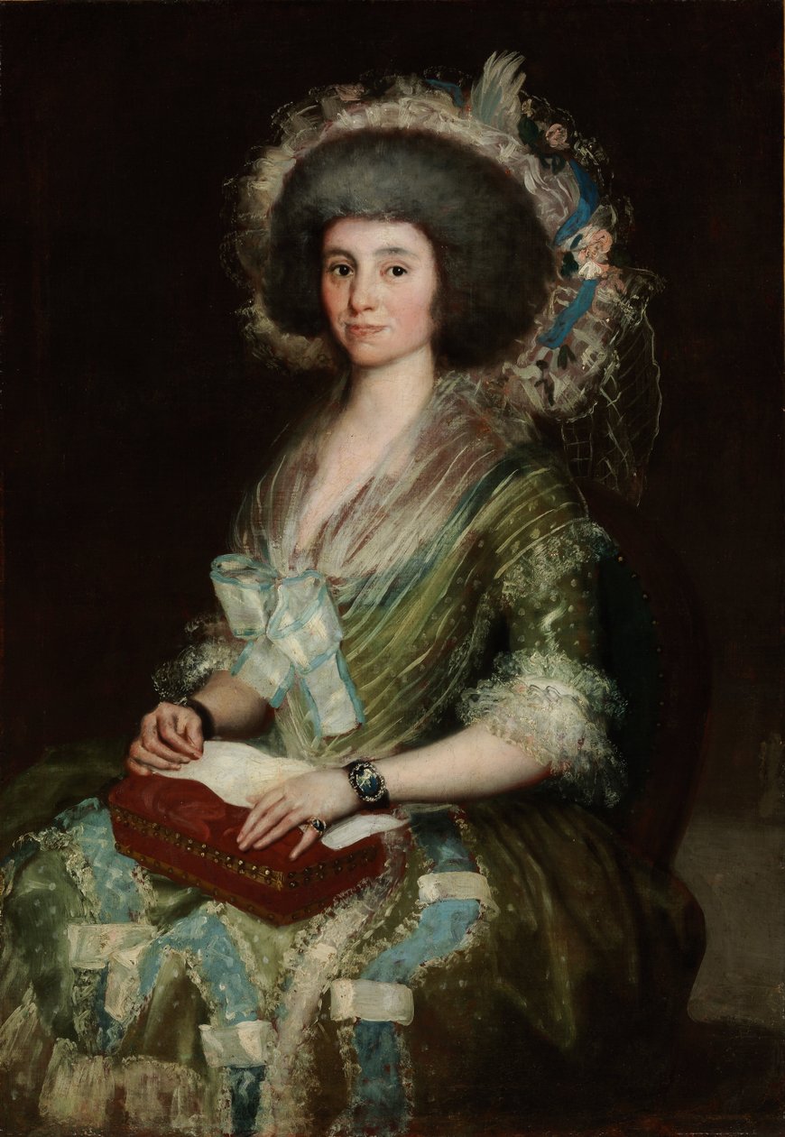 Portrét Doñy Manuely Camas, manželky Ceána Bermúdeze od Francisco de Goya
