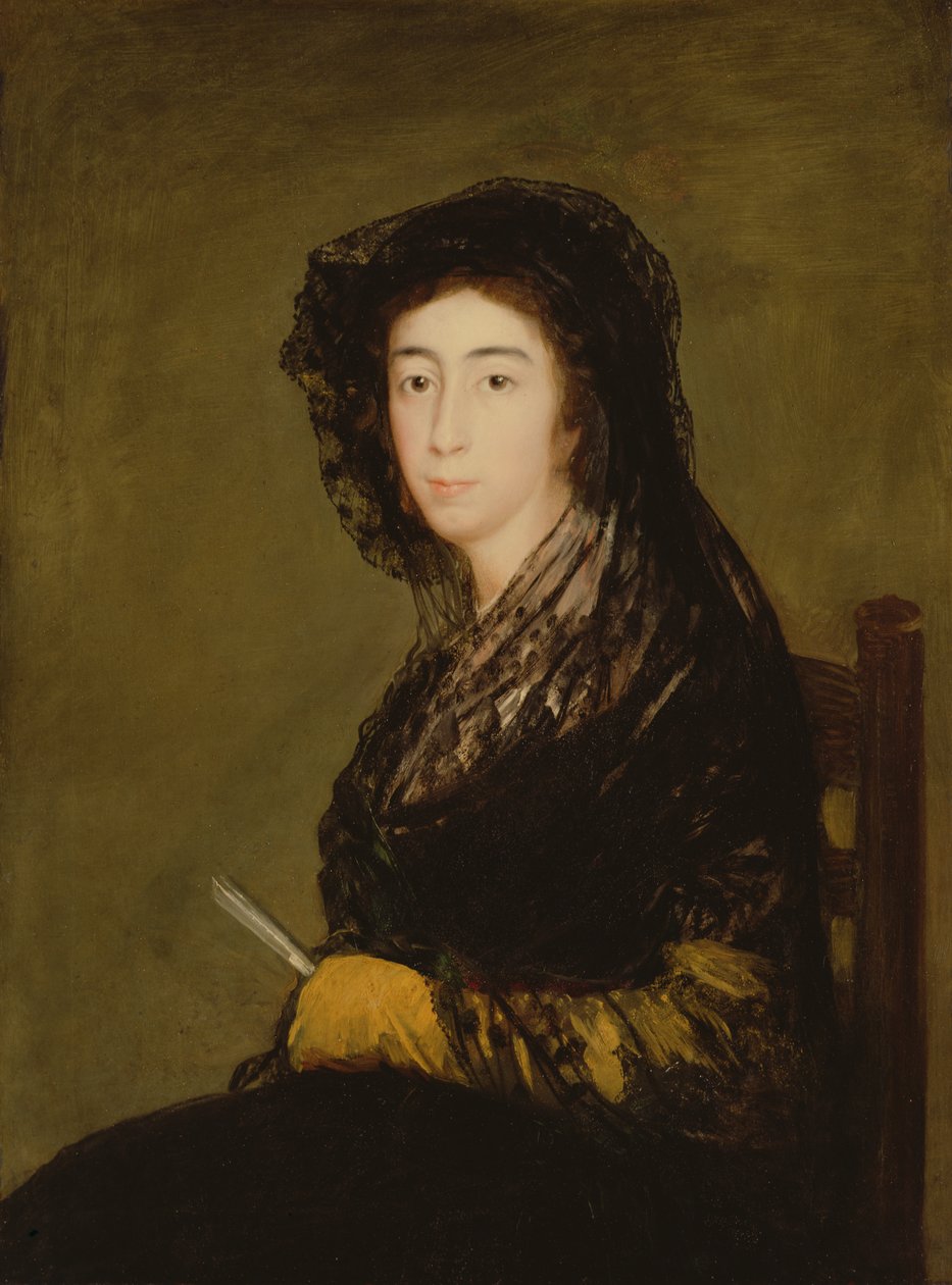 Portrét dony Amálie Bonells de Costa, kolem roku 1805 od Francisco de Goya