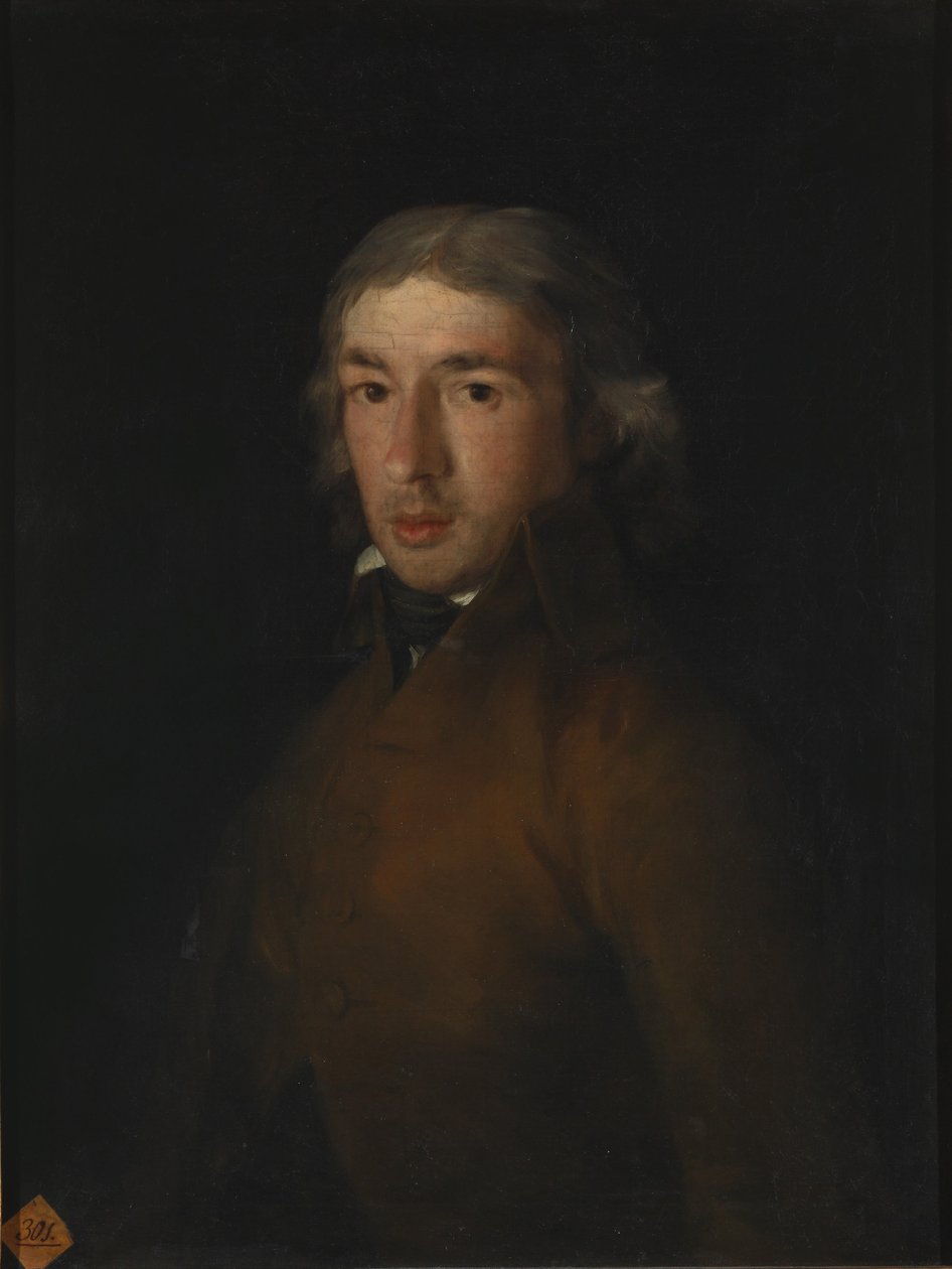 Portrét Leandra Fernándeze de Moratín od Francisco de Goya
