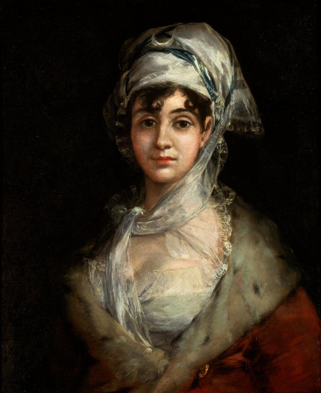 Portrét herečky Antonie Zárate, c1810 od Francisco de Goya