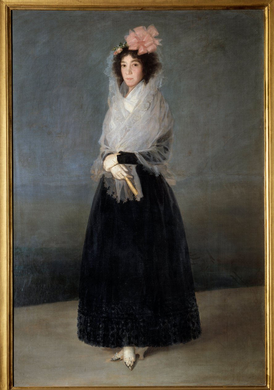 Portrét hraběnky Del Carpio, markýze ze Solana (1757-1795) Obraz Francisco de Goya (1746-1828) 18. století Sun. 1,81 x 1,22 m od Francisco de Goya