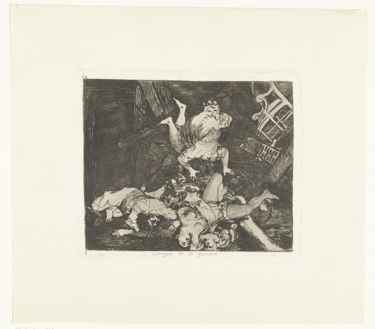 Ravages van de oorlog Ravages of war (název na objektu) De gruwelen van de oorlog (název série) The Disasters of War (název série) od Francisco de Goya