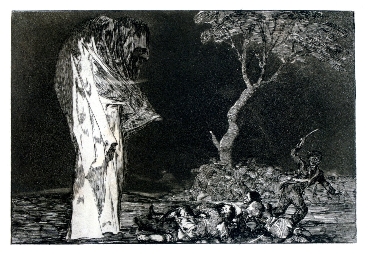 Hádanka strachu, 1819-1823 od Francisco de Goya