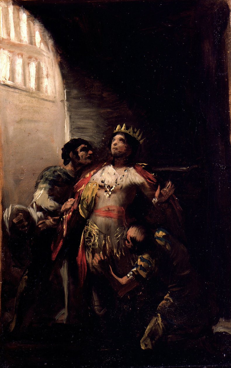 Svatý Hermenegild ve vězení od Francisco de Goya
