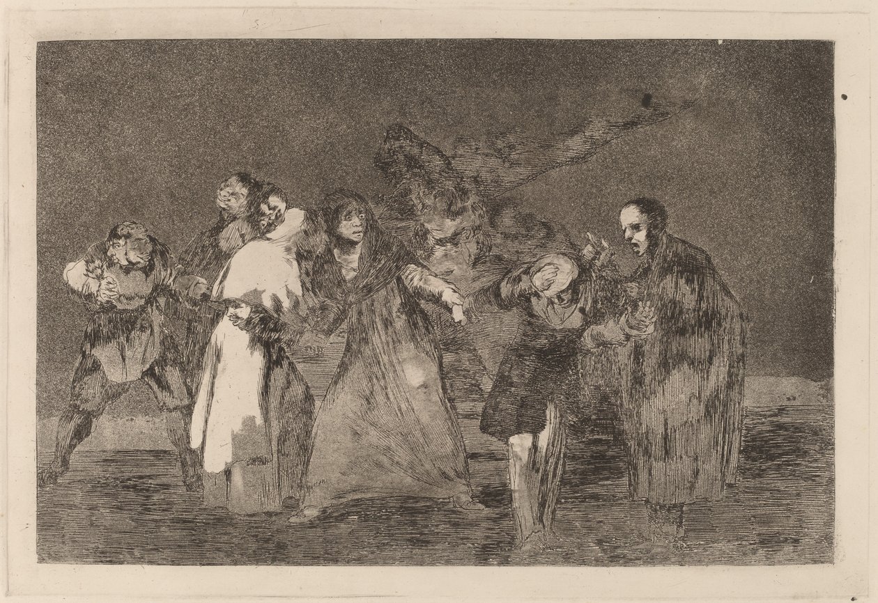 Léčí bodnutí, ale ne špatná slova (rány se hojí rychleji než ukvapená slova) od Francisco de Goya