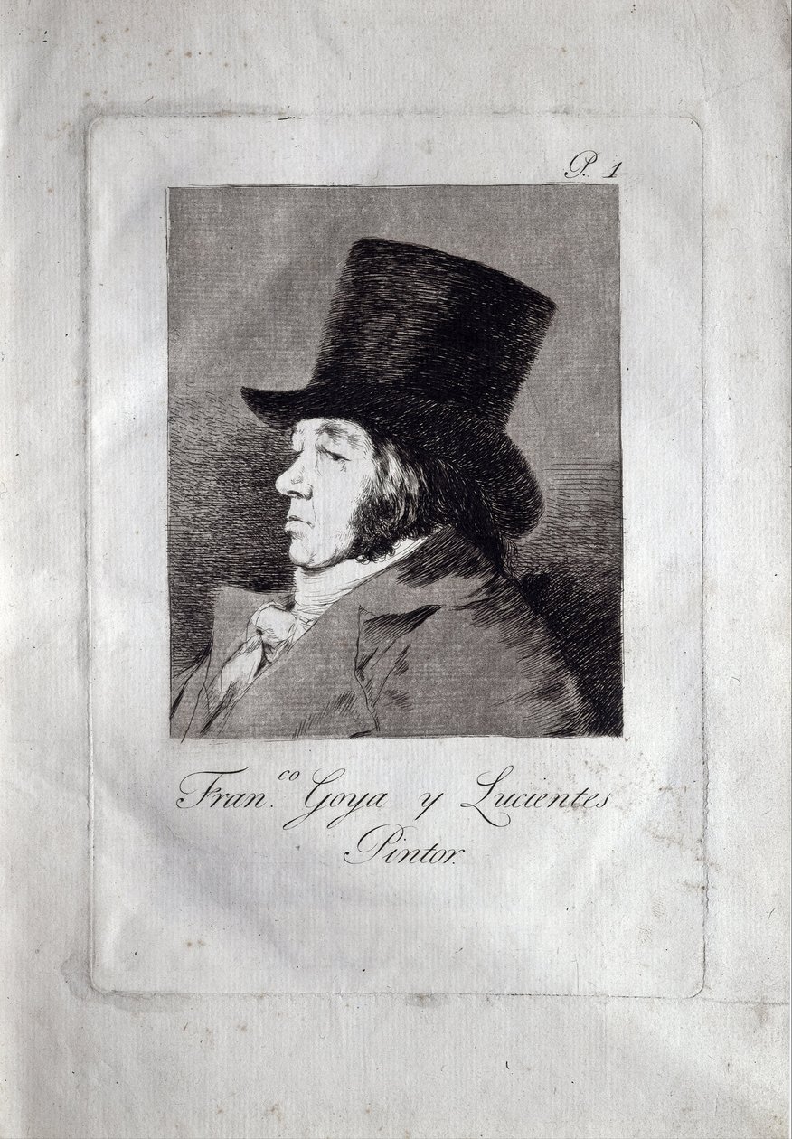 Autoportrét, 1799 od Francisco de Goya