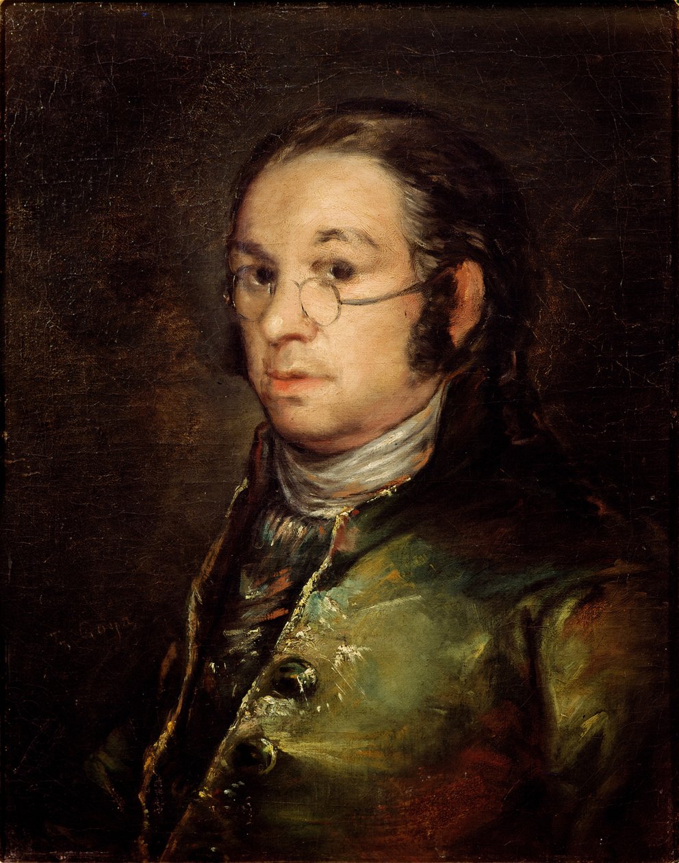 Autoportrét s brýlemi od Francisco de Goya